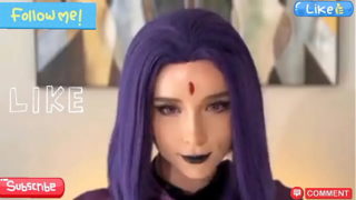 Joven  titans  Raven  cosplay